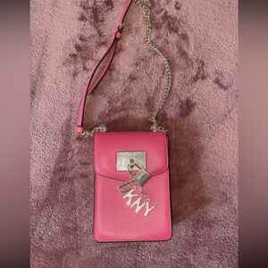 Hot Pink DKNY crossbody bag
